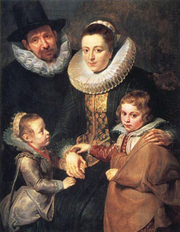 Fan Brueghel the Elder and his Family (mk01), Peter Paul Rubens